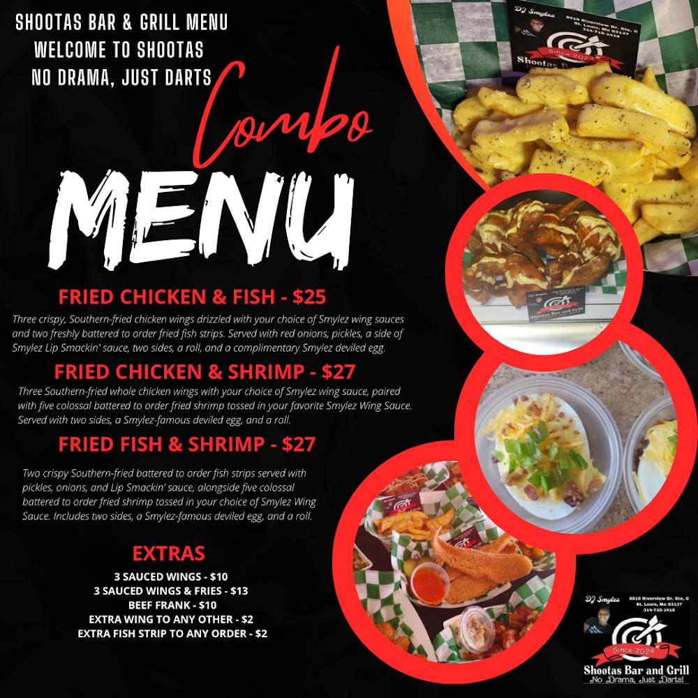 SHOOTAS BAR AND GRILL Menu image 3