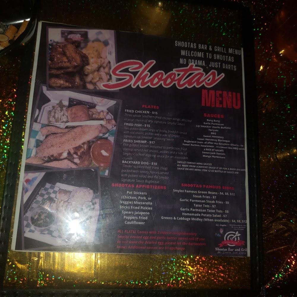 SHOOTAS BAR AND GRILL Menu image 4